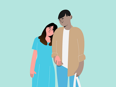 Couple goal adobeillustrator flatillustration ill illustration