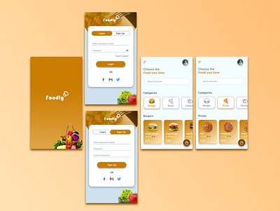 Food App app app design design food food app mobile ui ui design ux ux design