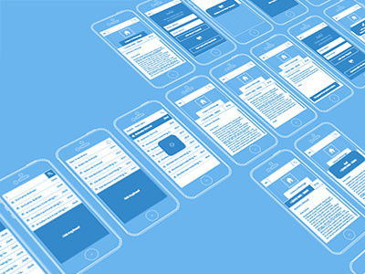 Mobile Strategy Wireframe blueprint mobile ui ux wireframe