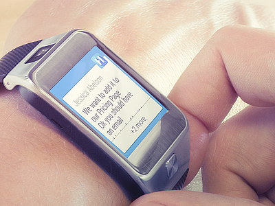 Android Smartwatch design notification smart watch