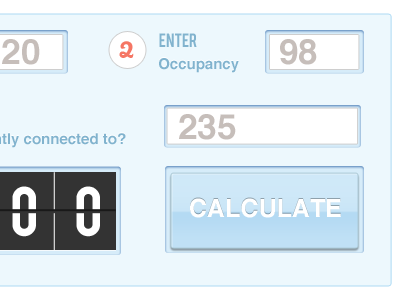 Dashboard Calculator ui ux