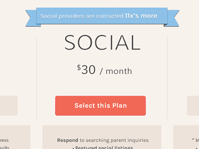 Plan Offerings payment page payment plan