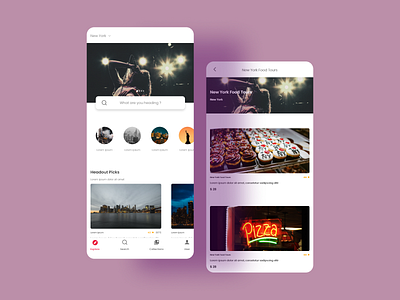 Headout App Design Concept