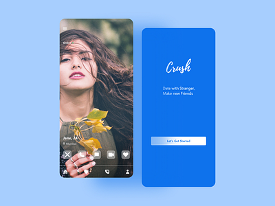 Crush - Dating App UI Design
