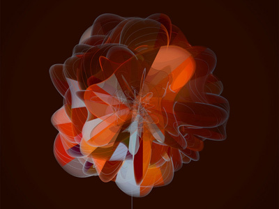 Splotch blue code coded dg8tal digital generative generative art oppenheim orange print scott