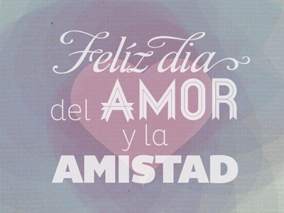 Valentine's Day 2012 amistad amor bemio blue friendship heart love pink ribbon script spanish valentines