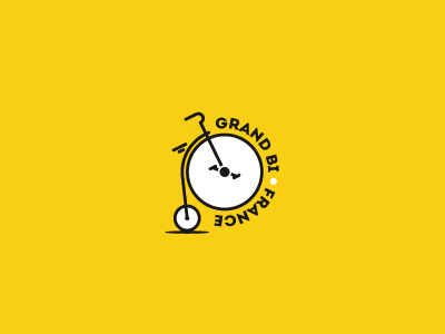 Grand Bi bicycle cycle grand bi logo whoswho yellow