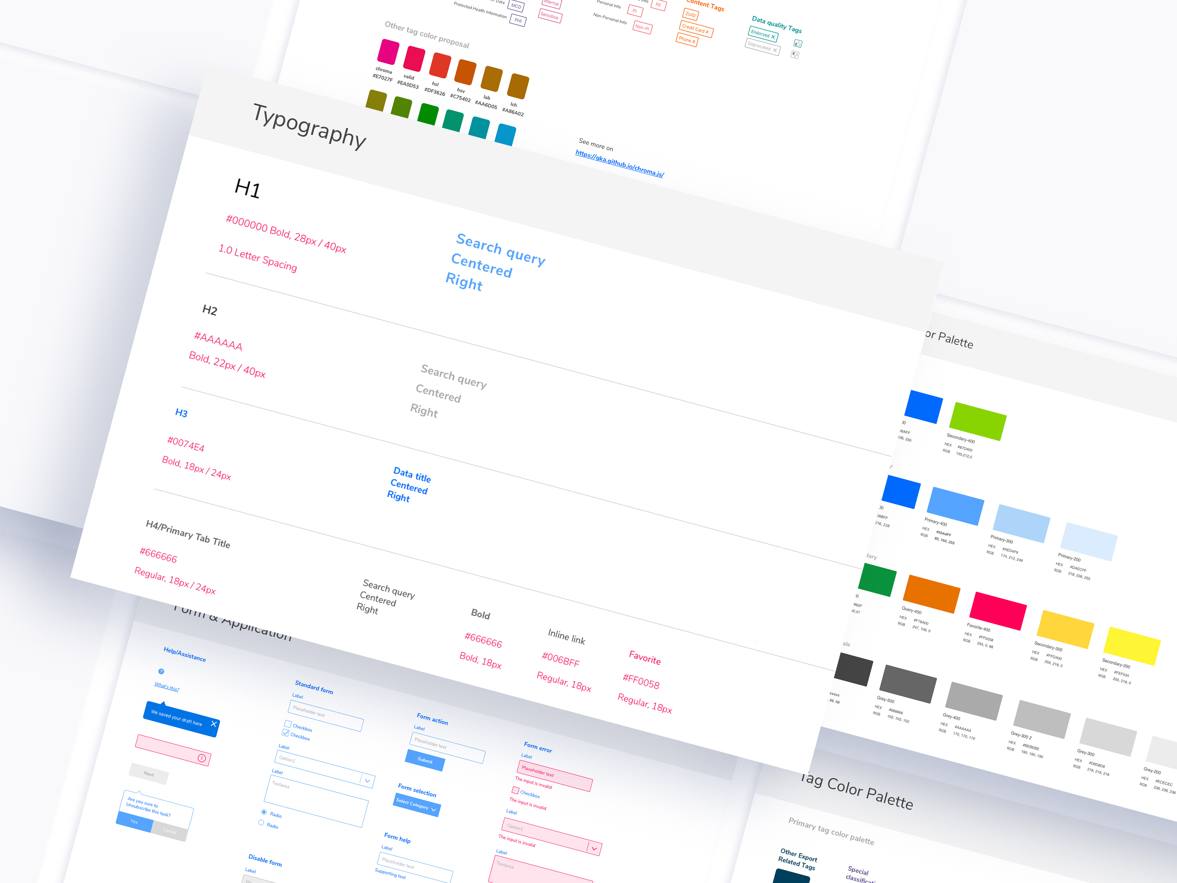 Data Portal Style guide by vemmy on Dribbble