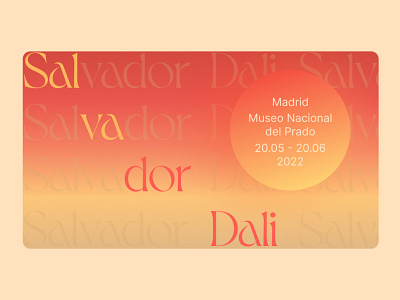 Salvador Dali art artist artwork banner blend color dali design exhibition gallery history museum salvador salvadordali surrealism web design