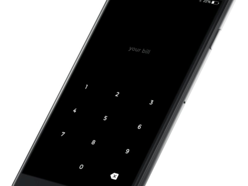 Tip Calculator App app black calculator clean ios iphone iphone app minimal simple tips ui ux