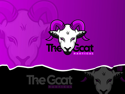 THE GOAT MASCOT LOGO DESIGN