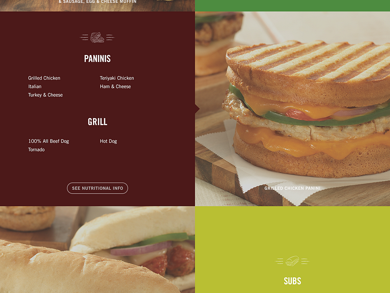 Speedy Café Menu Page by Trace Palmatier on Dribbble