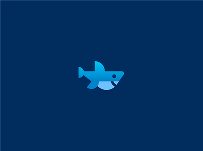 Shark Logo baby shark icon logo minimal shark shark logo