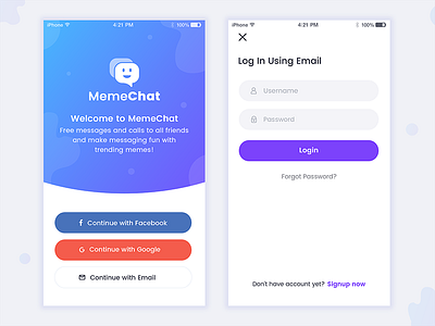 Chatting App-Login