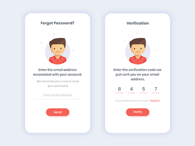 Forgot Password character forgot password forgotten illustration invite ios login otp signup ui verification