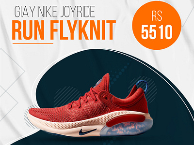 GIAY NIKE JOYRIDE branding design typography