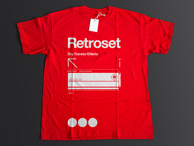 Retroset T-Shirt design graphic grit letraset letratone print promotion retro retroset screen swiss t shirt typography