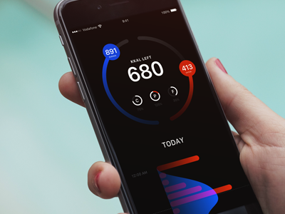 Calories Tracking App By Taras Łopuszański On Dribbble