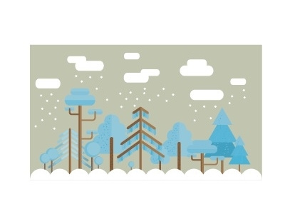 Winter Wonderland art art direction branding create creative design graphics illustration nature