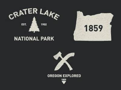 Oregon, USA art art direction branding create design explore logo design outdoors