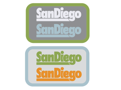 San Diego Patch Design art art direction california design designer direction golden state graphic design logo retro