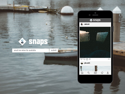 Snaps Landing Page