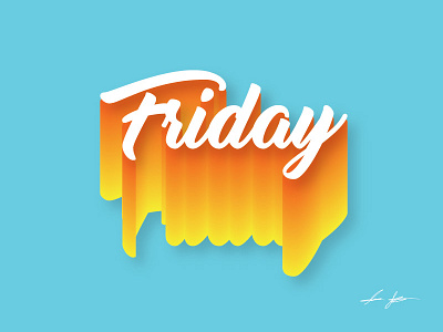 Happy Friday! art direction create creative design dribbblers graphic design inspiration logo