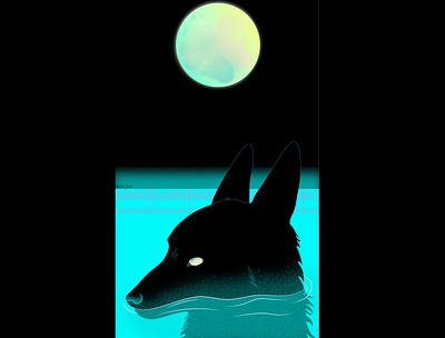 Wolf🐺 design graphic design illustration vector wolf