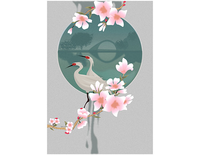 Crane design graphic design illustration vector