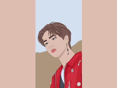 Han, Stray Kids design graphic design han illustration stray kids vector