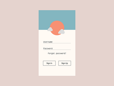 Daily UI 001 - Sign Up 001 daily ui sign up sketch