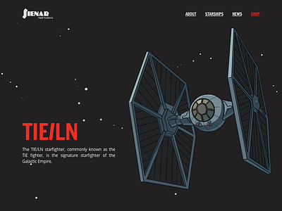 Daily UI 003 - Landing Page 003 daily ui landing page sketch space star wars