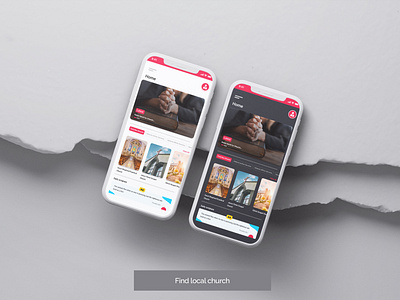 Find Local Church app ui ux