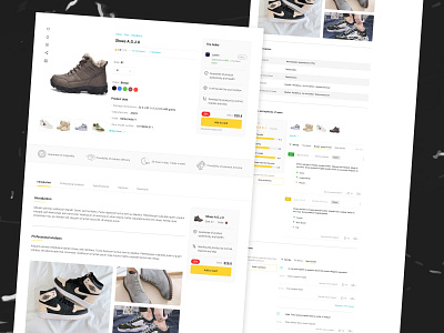 Store - Website shoes store ui uiux user experience user interface visual design