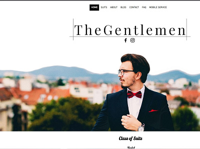 thegentlemeninc.ca website and logo designed branding graphic design logo