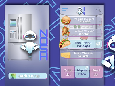 Refrigerator Food Bot App