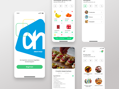 Grocery Store App app design figma logo ui ux uxui designer