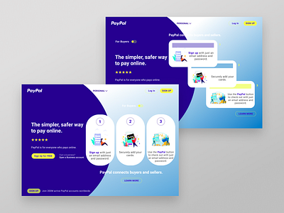 Desktop for PayPal branding desktop figma product page ui ui designer web design