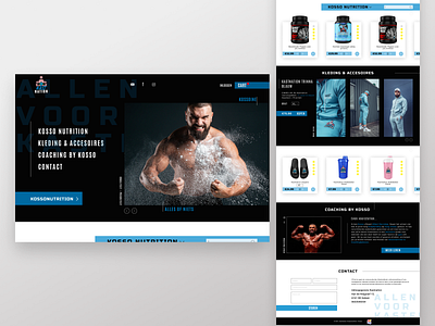 Sports nutrition design product page sport sports nutrition style ui ui designer ux web design