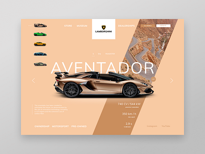 Lamborghini Style figma ui ui designer ux web design