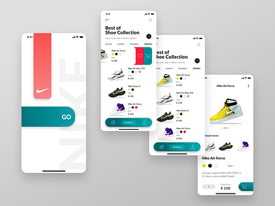 App for Nike animation app design figma inspiration nike style prototyping ui uiux designer ux