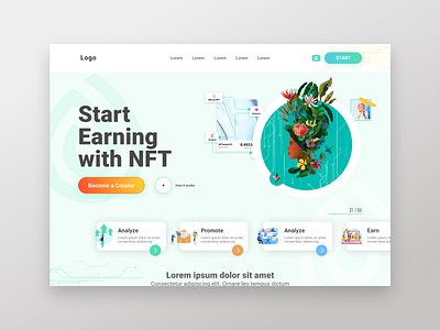 NFT Design branding figma product page ui ui designer ux web design