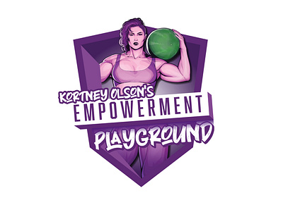 Kortney Olson's Empowerment Playground branding design graphic design logo typography vector