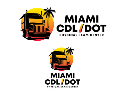 Miami CDL/DOT branding design graphic design logo typography vector