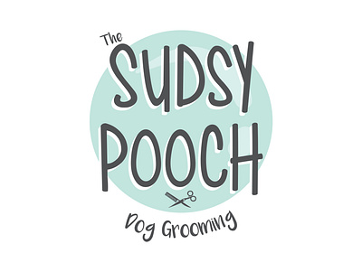 The Sudsy Pooch branding design graphic design logo vector