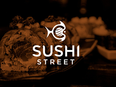 Sushi Street Logo Design branding clean design graphic design illustration logo modern restaurant sushi