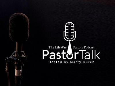 PastorTalk Podcast Logo Concept branding christian graphic design logo podcast