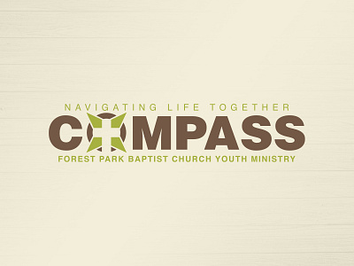 Compass Youth Ministry Logo Design branding christian design graphic design logo vector youth group