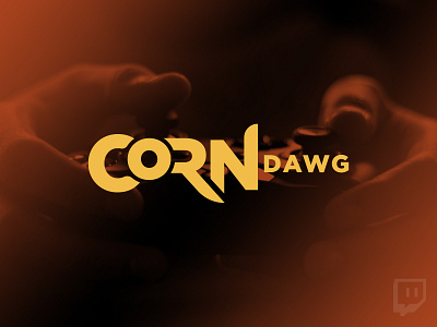 CORNdawg24 Logo Design branding design gaming graphic design logo streamer twitch vector
