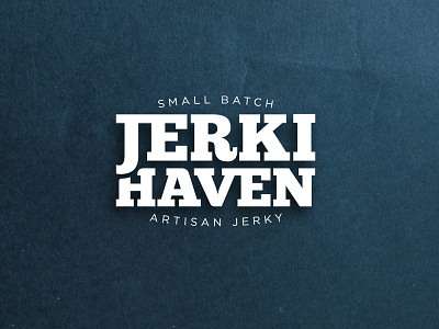 JerkiHaven Logo Design design food graphic design jerky logo vector